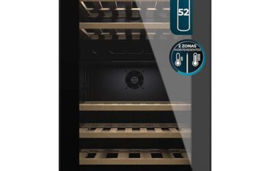 Mi opinión sobre la vinoteca Cecotec 52 botellas negra.